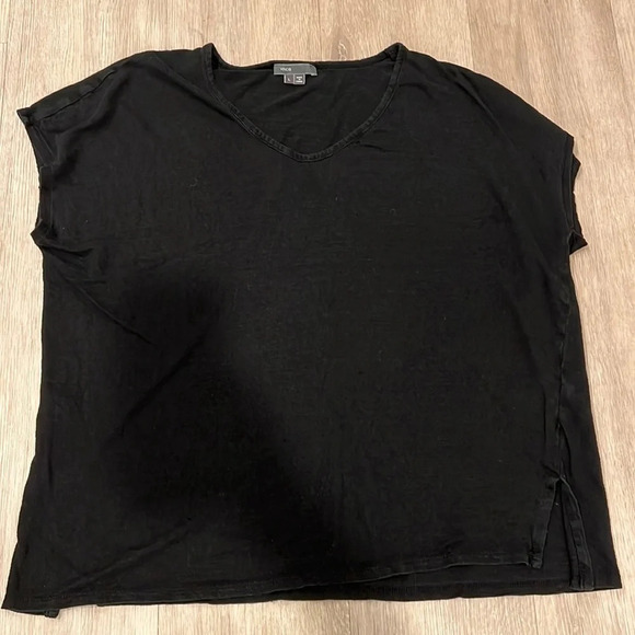 Vince Tops - Black Vince Linen Top